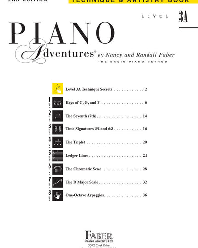 Faber Piano Adventures L3A Technique