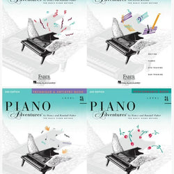 Faber Piano Adventures Level 3A Bundle Includes Lesson Theory Performance Technique