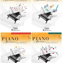 Faber Piano Adventures Level 4 Bundle Includes Lesson Theory Performance Technique