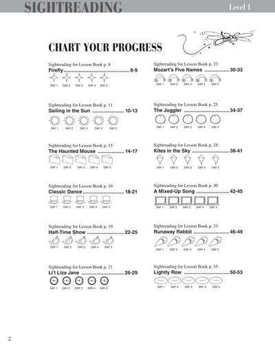 Faber Piano Adventures Sight Reading L1