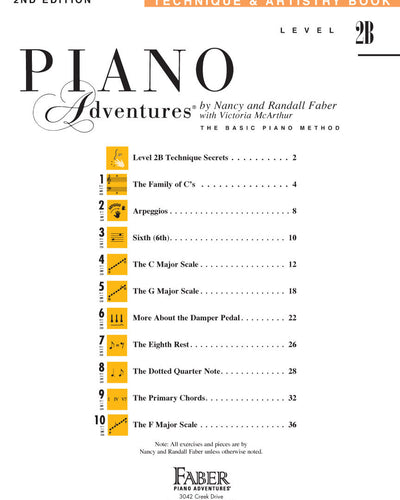 Faber Piano Adventures Technique L.2B