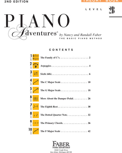 Faber Piano Adventures Theory L.2B