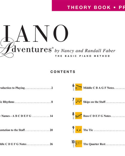 Faber Piano Adventures Theory Primer