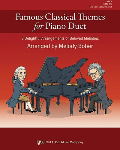 Famous Classical Themes for Piano Duet Bk.1  Arranged by Melody Bober