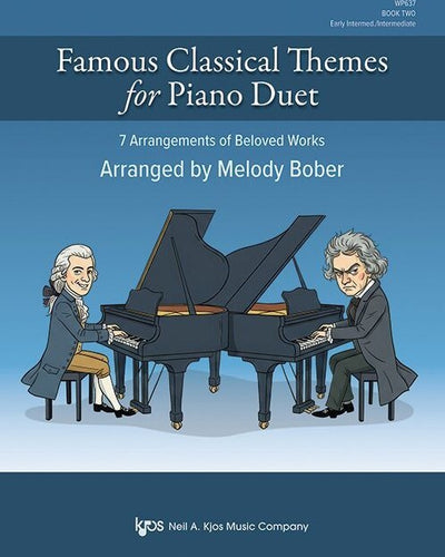 Famous Classical Themes for Piano Duet Bk.2  Arranged by Melody Bober