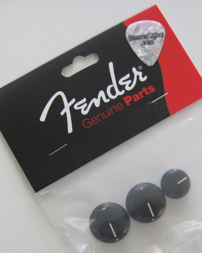 Fender Pure Vintage '60s Jazz Bass Knobs (3) Black