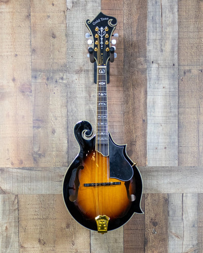 Gold Tone GM-70+: F-Style Mandolin with Hardshell Tweed Case