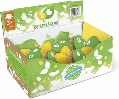 Green Tones Shake & Clap Egg/Frog Castanet