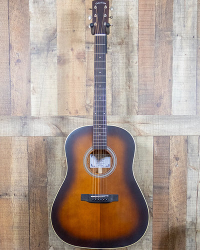 Gold Tone The Bell Acoustic-Electric All Solid Wood Guitar with Bag Satin Burst