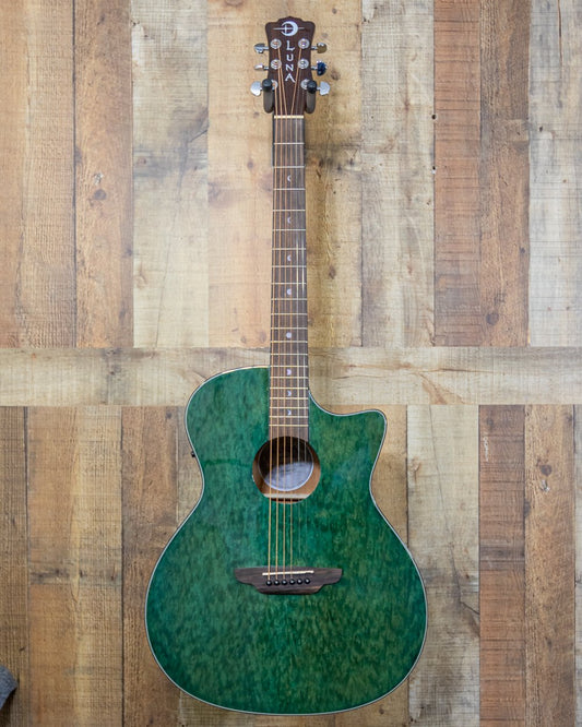 Luna Gypsy Eucalyptus Acoustic/Electric Teal