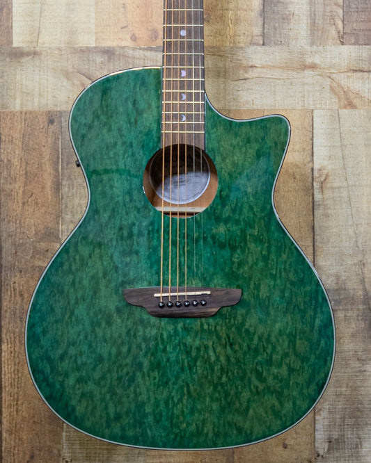 Luna Gypsy Eucalyptus Acoustic/Electric Teal