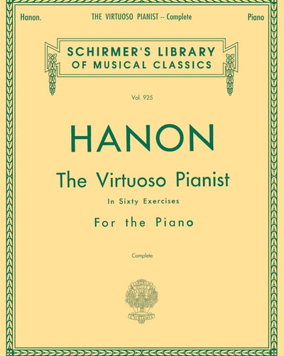 G. Schirmer Hanon Complete Vol.925