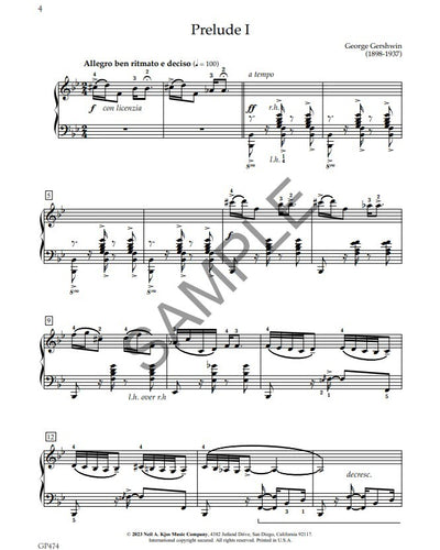 Gershwin Three Preludes