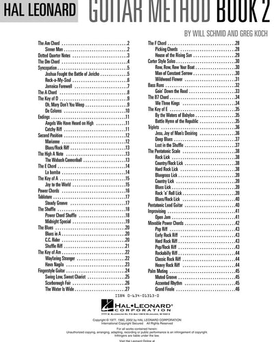 Hal Leonard Guitar Method Bk.2 w/Audio