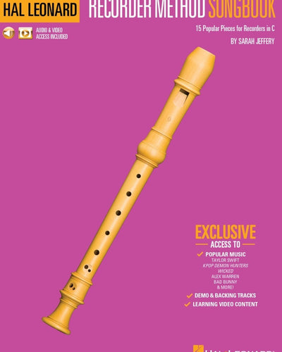 Hal Leonard Recorder Method Songbook