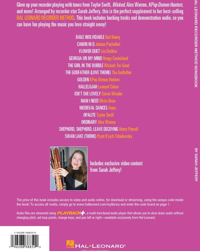 Hal Leonard Recorder Method Songbook