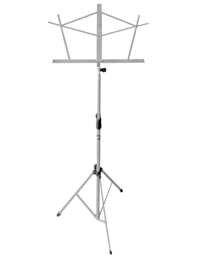 Hamilton Deluxe Folding Music Stand with Bag - Chrome