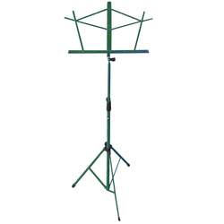 Hamilton Deluxe Folding Music Stand with Bag - Green