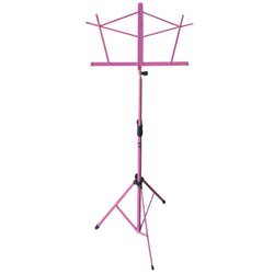 Hamilton Deluxe Folding Music Stand with Bag - Pink