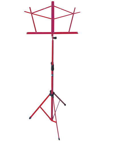 Hamilton Deluxe Folding Music Stand with Bag - Red