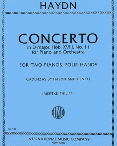 Haydn Concerto in D Major 2P4H 2028 JC3