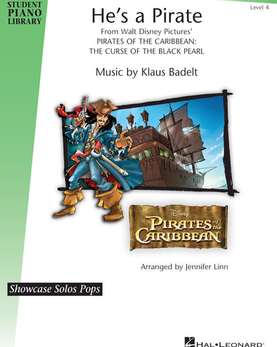 He's A Pirate Easy Piano