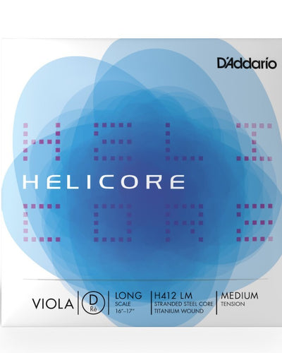 Helicore Viola 16"-17" Scale D String Med Tension