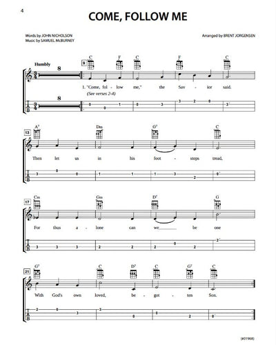 Hymn Alongs Vol.1 Ukulele - Brent Jorgensen