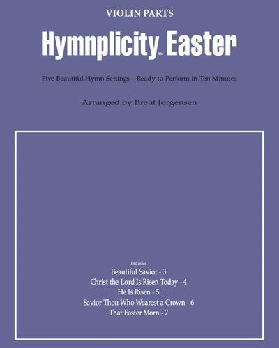 Hymnplicity Easter Violin Part