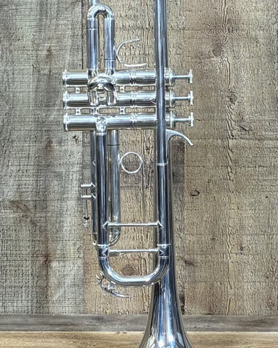 Used F.E. Olds Silver Trumpet Outfit