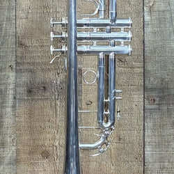 Used F.E. Olds Silver Trumpet Outfit
