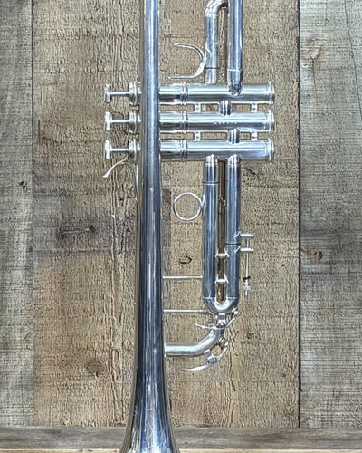 Used F.E. Olds Silver Trumpet Outfit