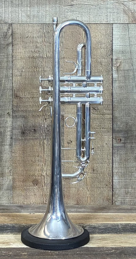 Used F.E. Olds Silver Trumpet Outfit