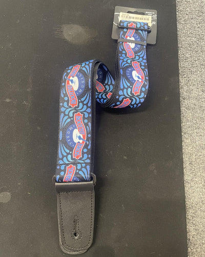 Buckle-Down Boothe Brothers Music Blue Psychedelic Guitar Strap