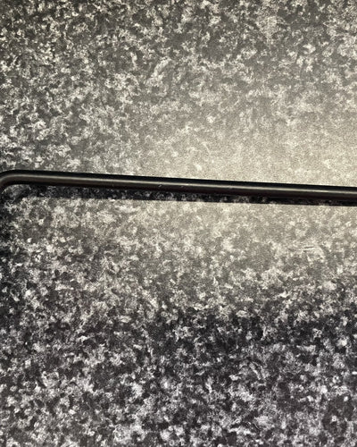 USED 6" Black Slat Wall Hanger -  Bundle of 10