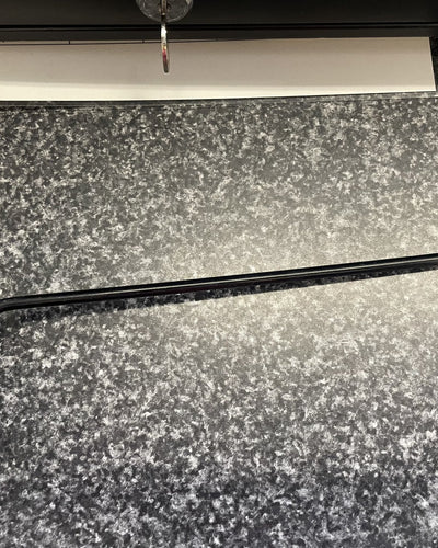 USED 8" Black Slat Wall Hanger - Bundle of 10