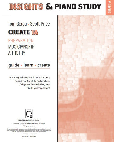 Insights & Piano Study - Create 1A
