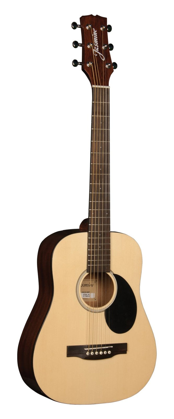 Jasmine Dreadnought Mini Acoustic Guitar Natural Finish Boothe Music