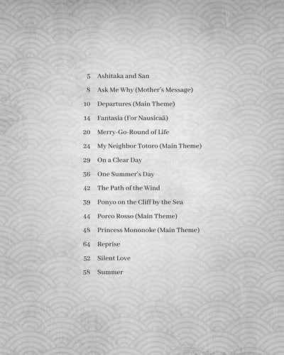 Joe Hisaishi Piano Solo Collection
