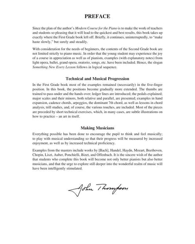 John Thompson's Second Grade Book