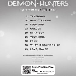 KPop Demon Hunters Music from the Netflix Film  Easy Piano