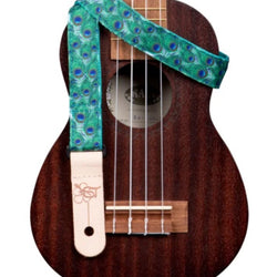 Kala Handmade in USA Ukulele Straps - Peacock1