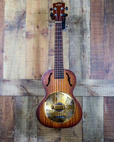 Kala Satin Brass Tenor Resonator Uke