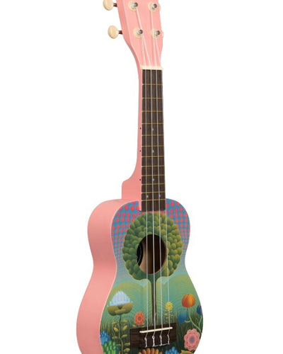 Kala Uketopia Ukadelic Soprano Uke w/ Drawstring Tote