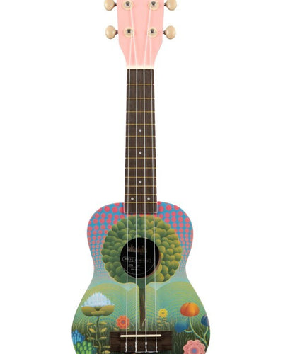 Kala Uketopia Ukadelic Soprano Uke w/ Drawstring Tote