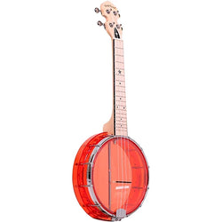 Gold Tone Little Gem Red Banjolele with Gig Bag and Miner's Kit