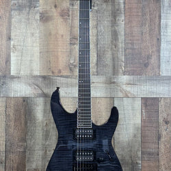 LTD M-200FM, See Thru Black, Floyd Rose
