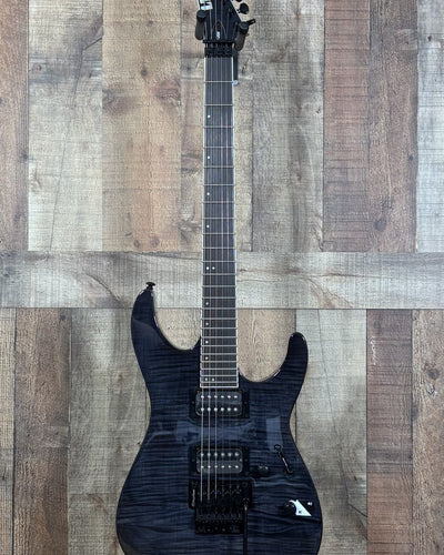LTD M-200FM, See Thru Black, Floyd Rose