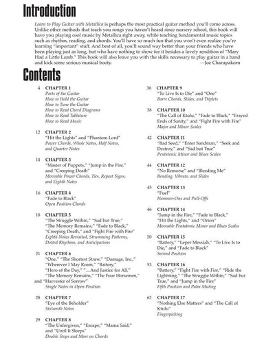 Learn to Play Guitar with Metallica