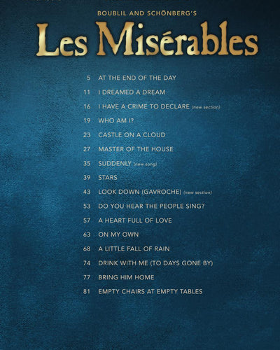 Les Miserables Boublil Schonberg Movie